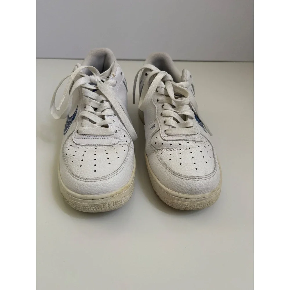 Nike Air Force 1 Low Sketch White Royal Blue CW7581-100 Mens Size 8